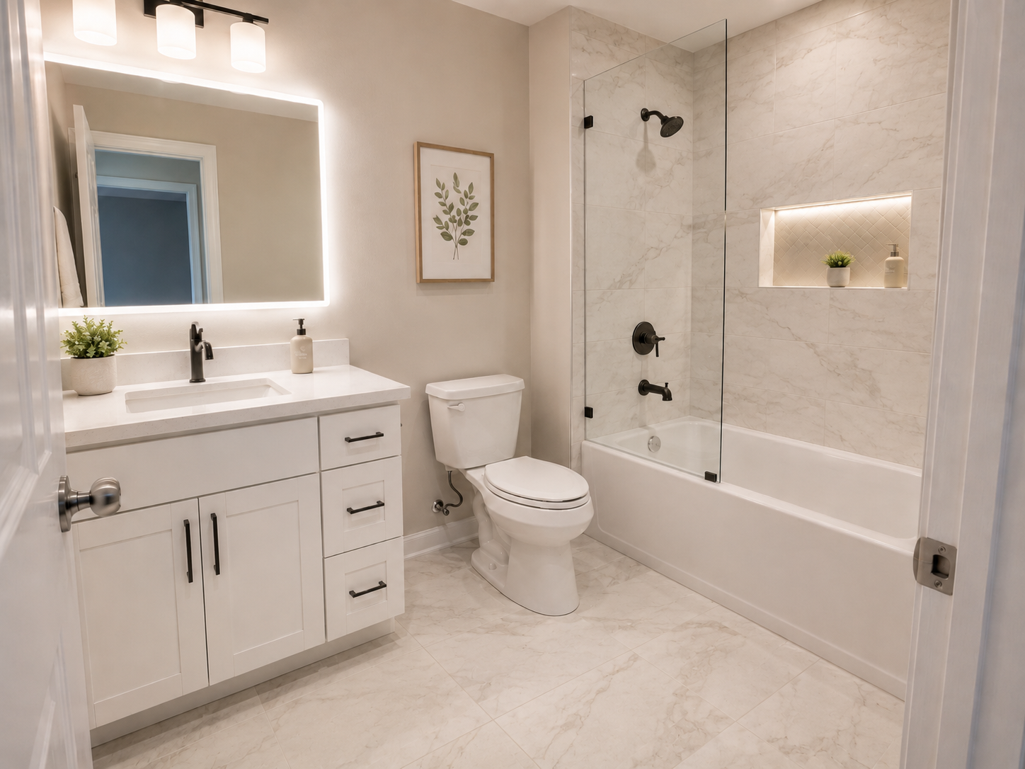 Marble Shower